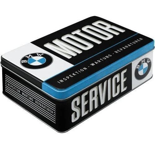 Tin Box Flat BMW